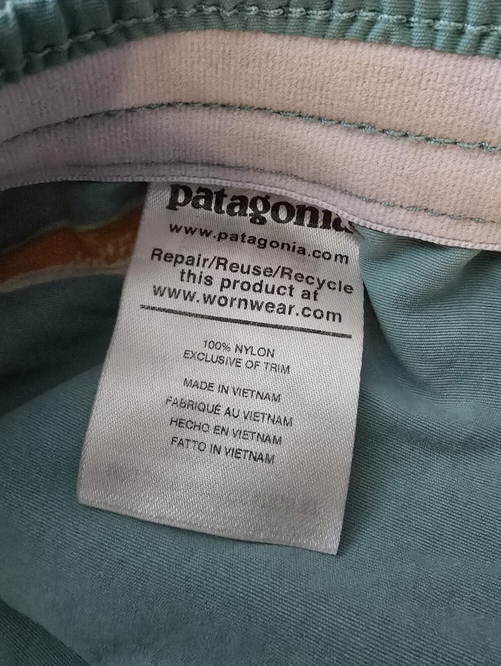 Patagonia Melons Light Beryl Green Baggies Shorts - Picture 4 of 4
